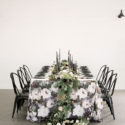A Chic Matte Black Barn Wedding with Greenery - Inspired by This