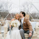 wedding inspiration in an igloo