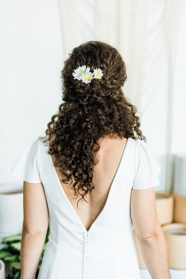 elopement in a plant shop