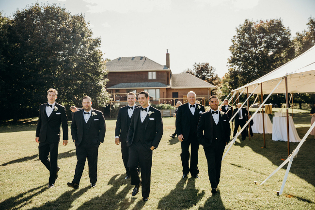 Glamorous Backyard Wedding On A Family Estate