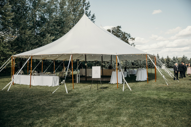 Glamorous Backyard Wedding On A Family Estate