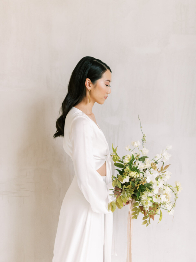 Elegant Black & White Dallas Wedding Shoot