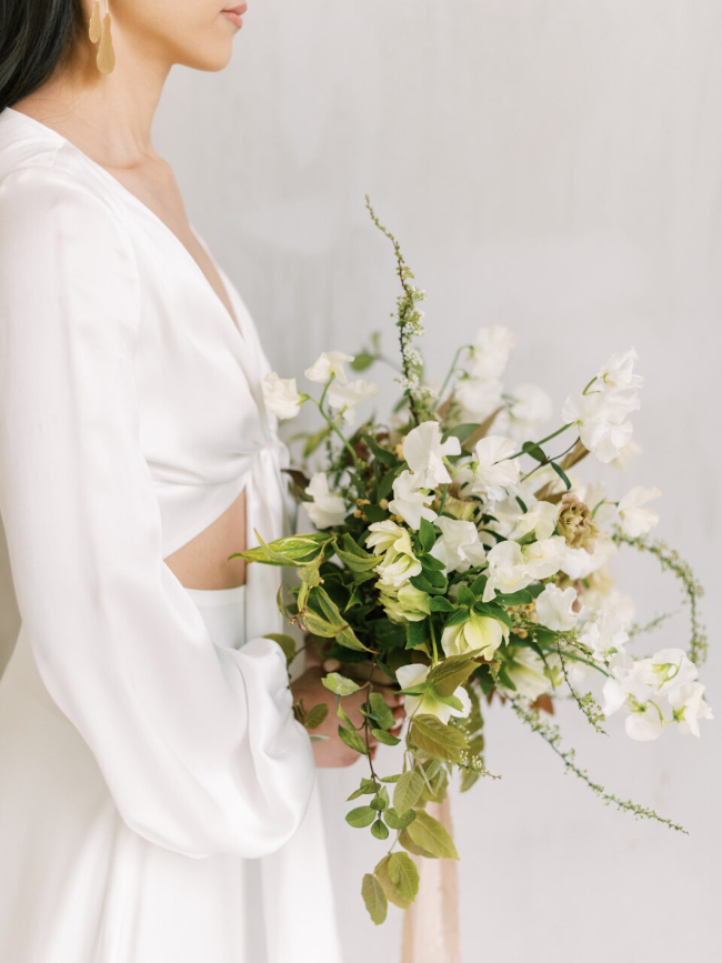 Elegant Black & White Dallas Wedding Shoot