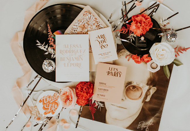 Time To Disco Wedding Inspiration