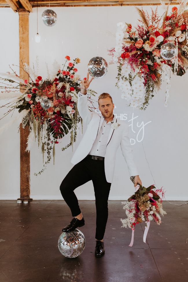 Time To Disco Wedding Inspiration