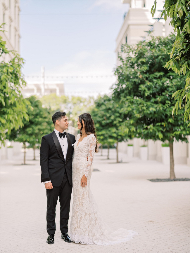 Stunning Shades Of Winter White Miami Wedding