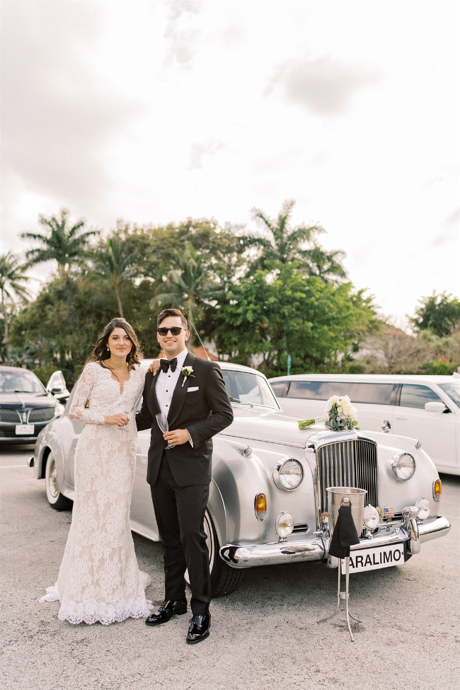 Stunning Shades Of Winter White Miami Wedding