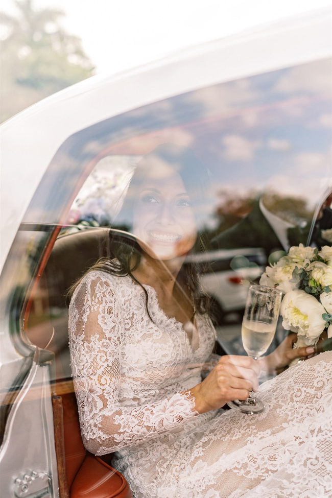 Stunning Shades Of Winter White Miami Wedding