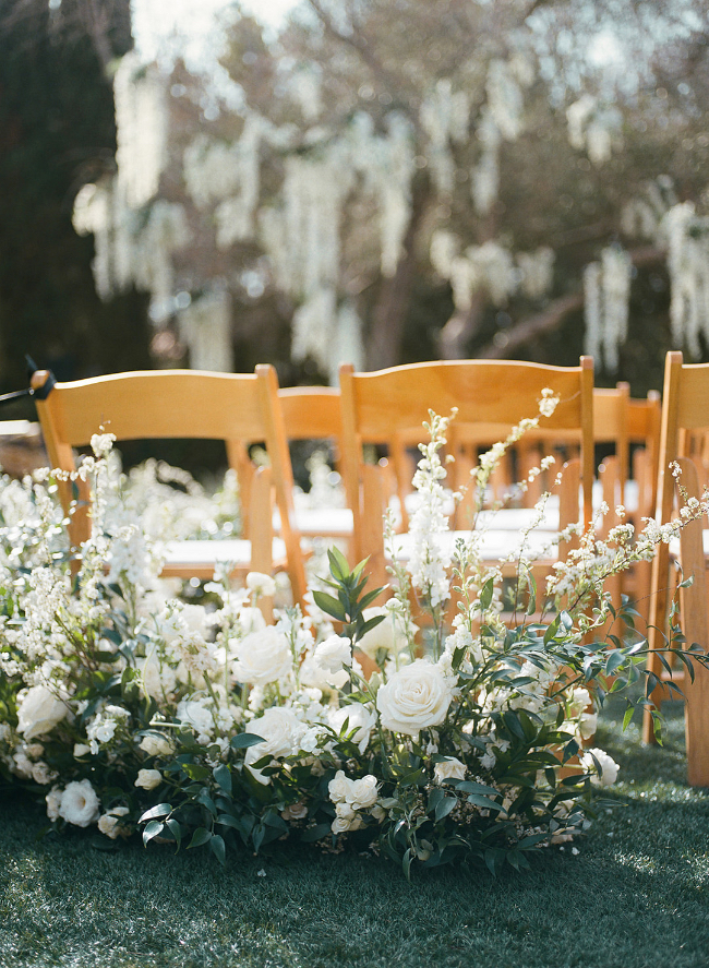 Sophisticated Lush Green & Classic White Wedding
