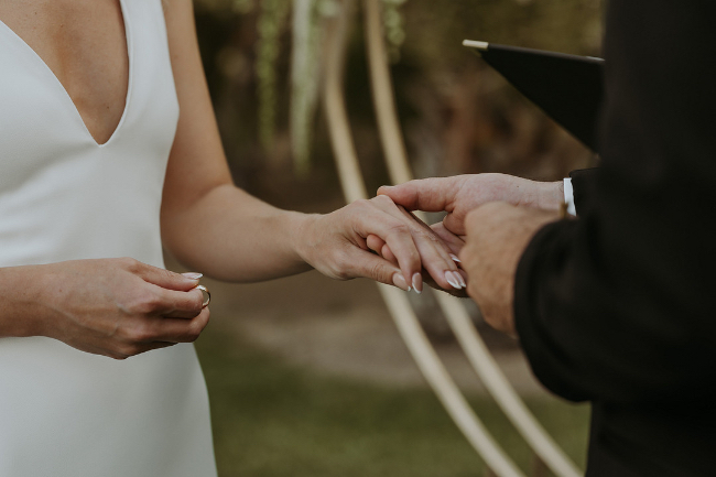Beautiful Blue & White Baby's Breath-Filled Cabo Wedding