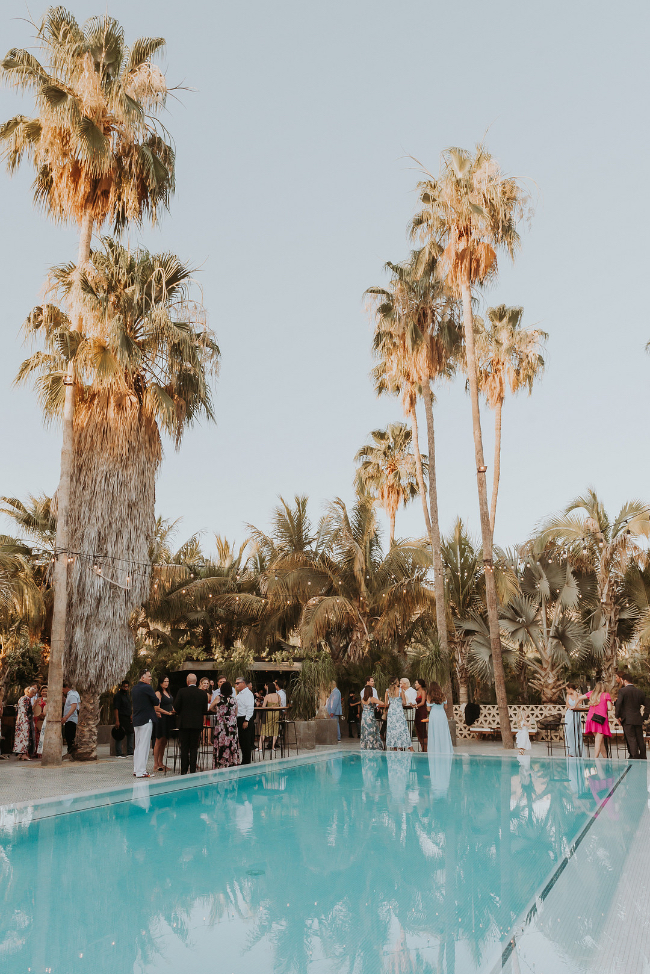 Beautiful Blue & White Baby's Breath-Filled Cabo Wedding