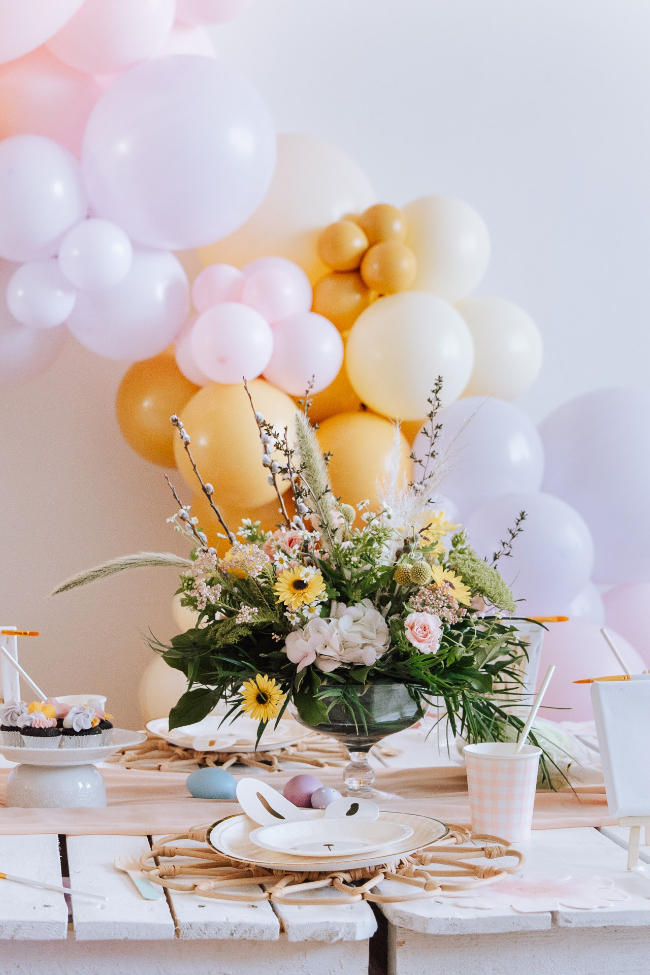 Spring-Filled Easter Bunny Picnic For Children