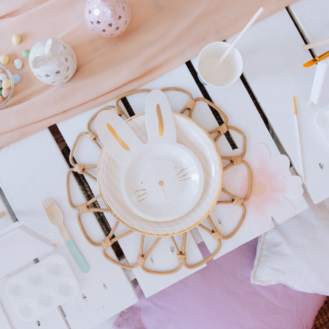 Spring-Filled Easter Bunny Picnic For Children