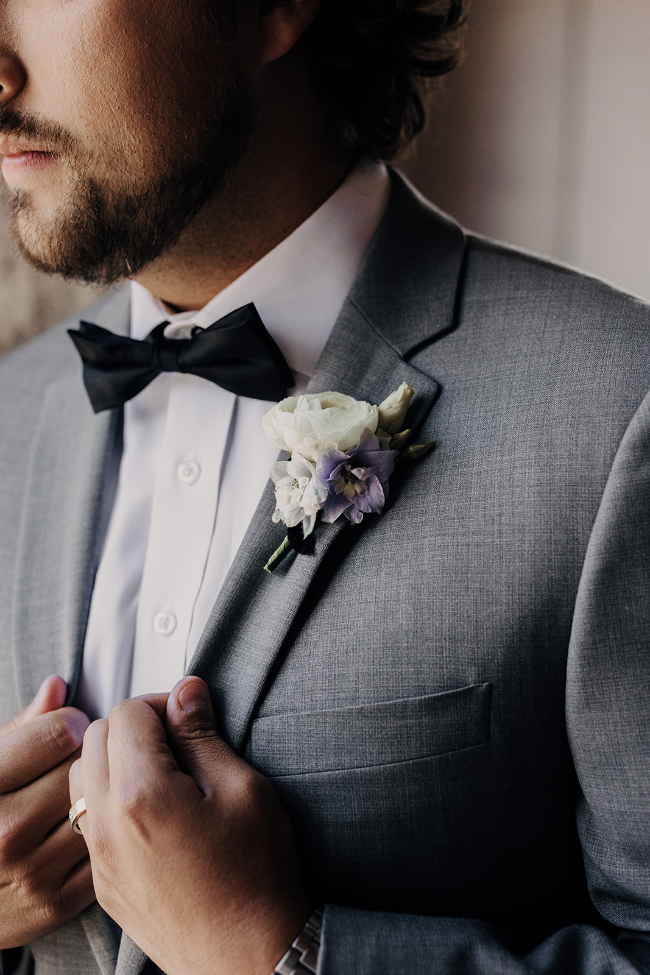Industrial Grey & Lilac Wedding Inspiration