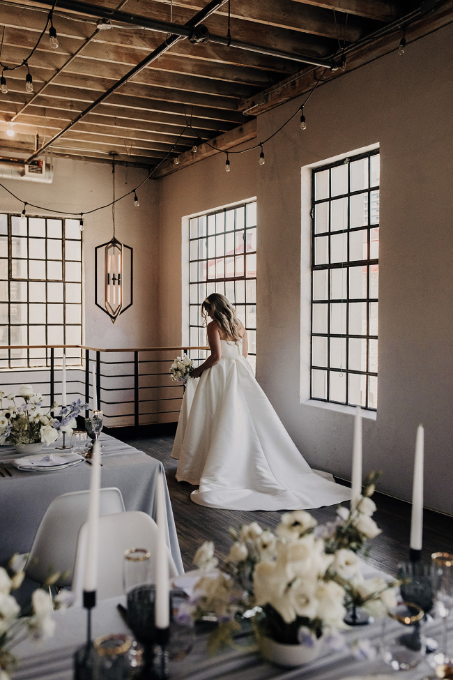 Industrial Grey & Lilac Wedding Inspiration